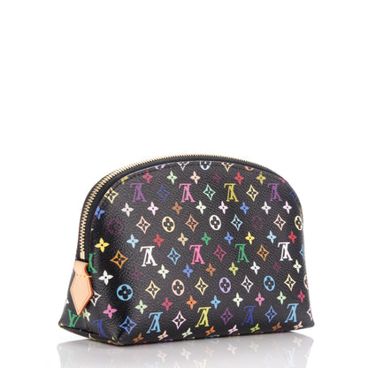 Louis Vuitton Monogram Multicolor Cosmetic Pouch Black Grenade 3 of 6