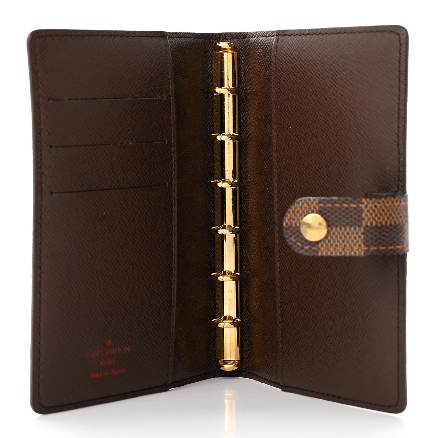 Louis Vuitton Damier Ebene Small Ring Agenda Cover 5 of 11