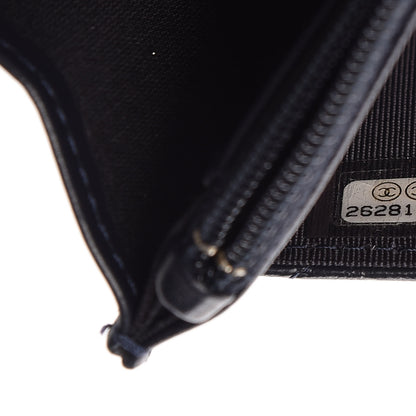 Chanel Aged Calfskin Quilted Reissue Wallet On Chain WOC Navy 8 of 8