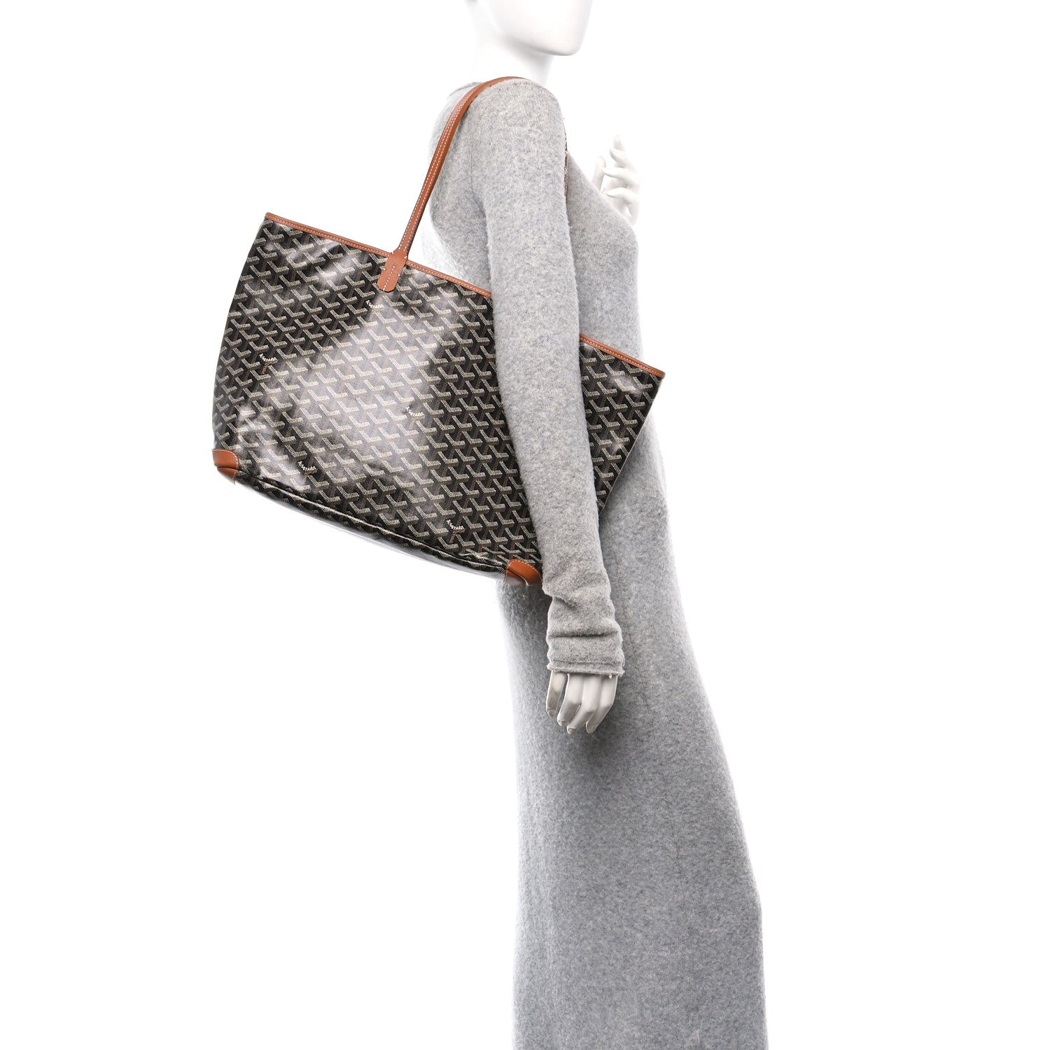 Goyard Goyardine Artois MM Black Gold 2 of 10