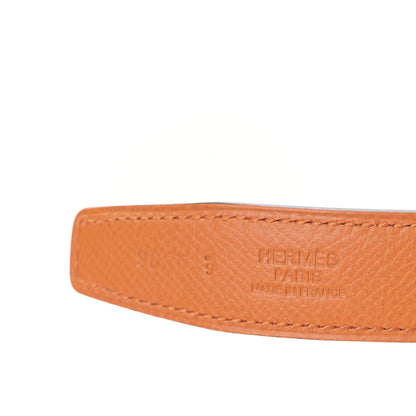 Hermes Swift Epsom 24mm Mini Constance H Belt 90 36 Capucine Orange 3 of 4