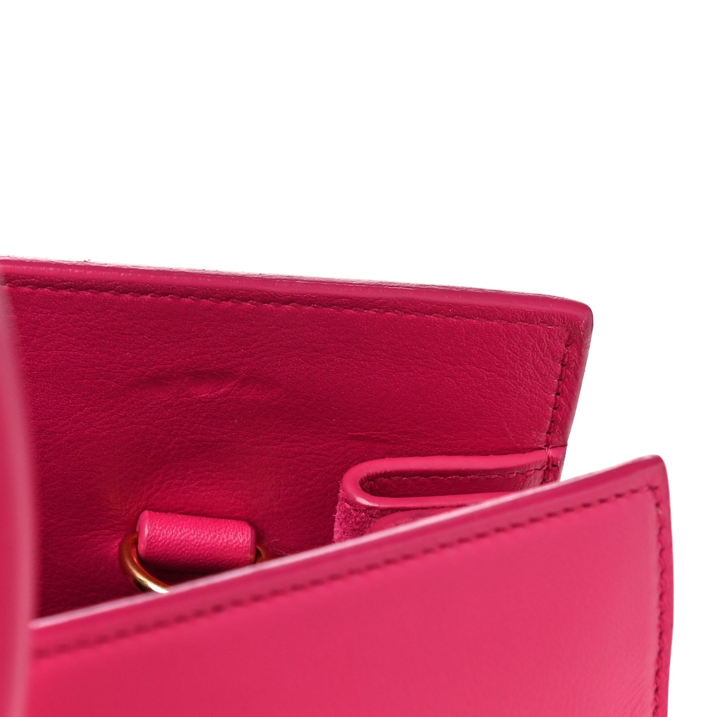 Calfskin Small Sac De Jour Lipstick Fuchsia