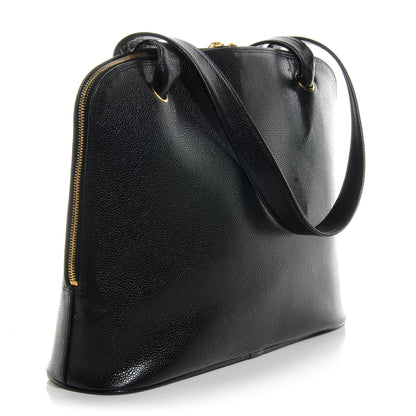 Chanel Caviar CC Shoulder Bag Black 3 of 8
