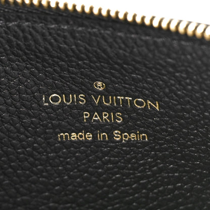 Louis Vuitton Empreinte Curieuse Wallet Zippered Insert Black 6 of 8