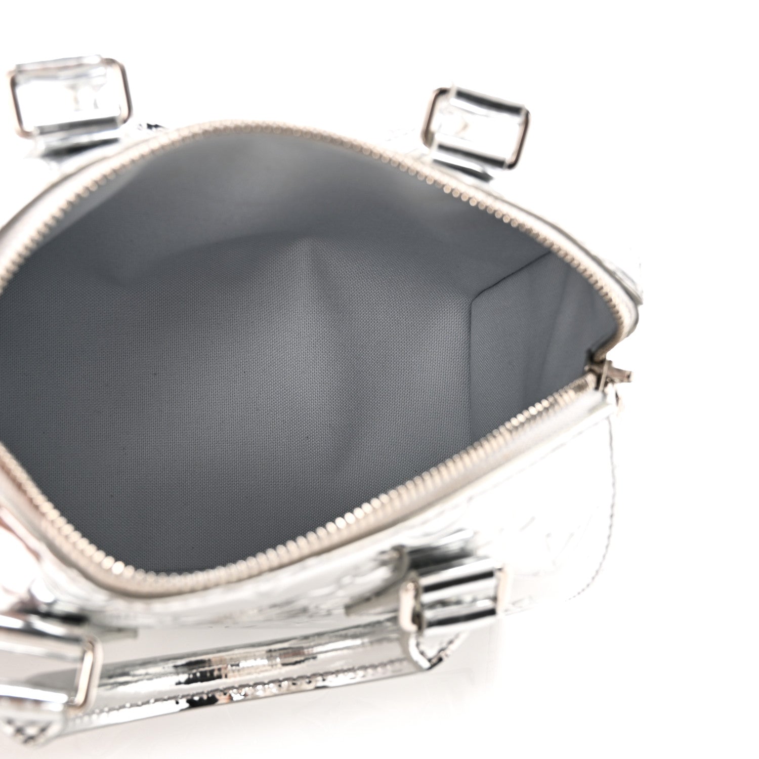 Louis Vuitton Monogram Miroir Speedy Bandouliere 20 Silver 5 of 9