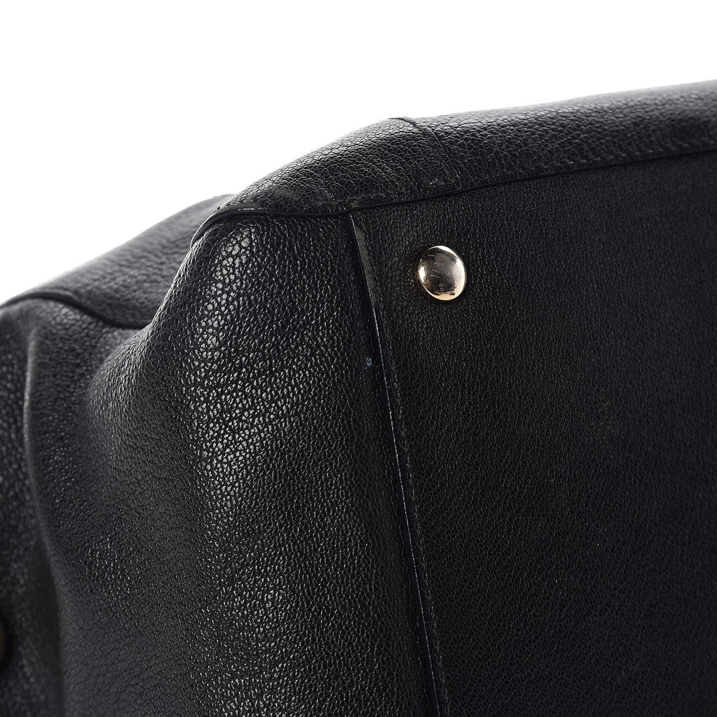Calfskin Small Bridget Satchel Black