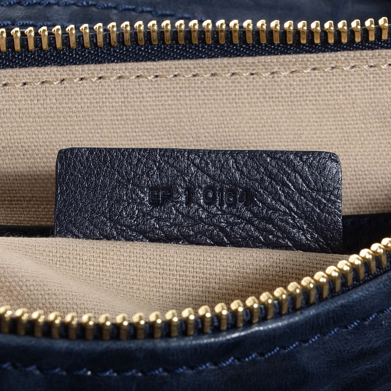 Givenchy Tumbled Sheepskin Medium Pandora Navy 7 of 10