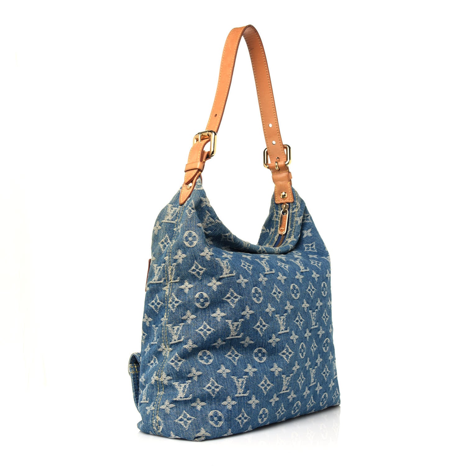 Louis Vuitton Denim Baggy GM Blue 3 of 10