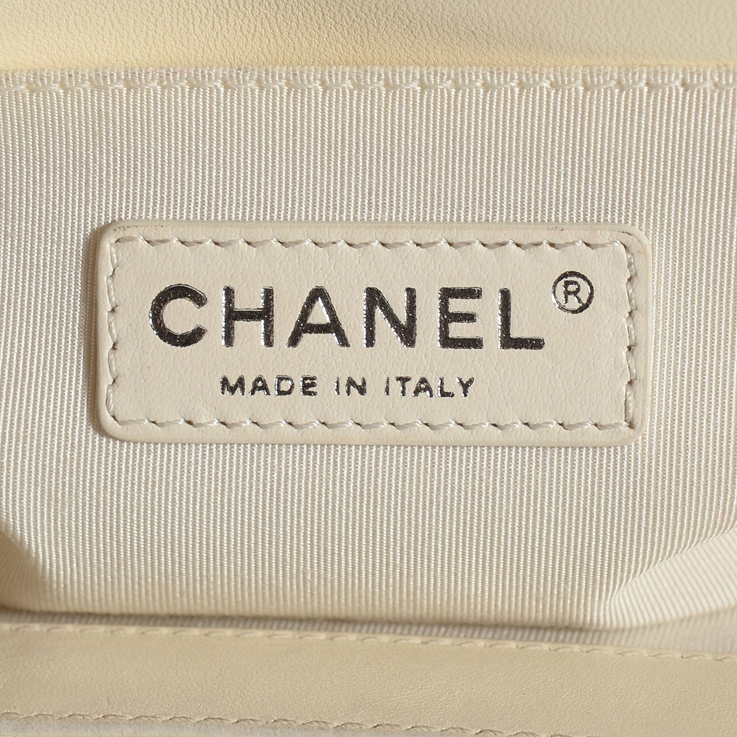 Chanel Calfskin Quilted Medium Boy Flap Light Beige 6 of 8