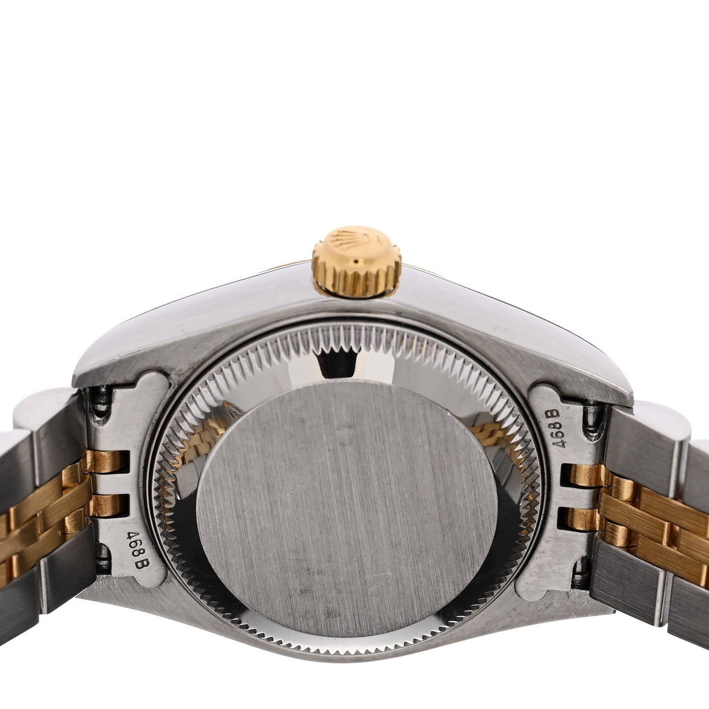 Stainless Steel 18K Yellow Gold Diamond 26mm Oyster Perpetual Datejust Watch Silver 79173