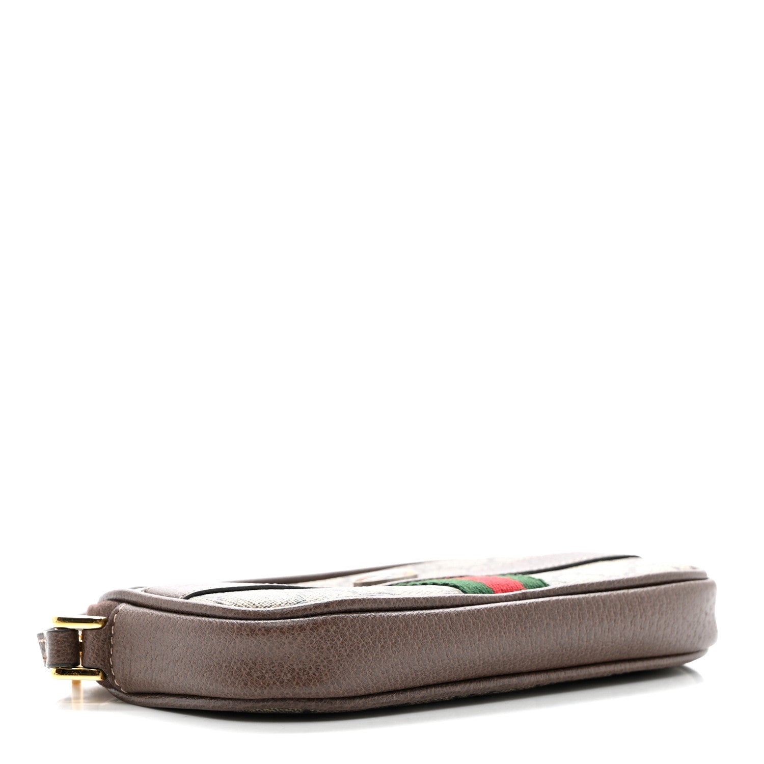 Gucci GG Supreme Monogram Ophidia Phone Case Wristlet Brown 4 of 6