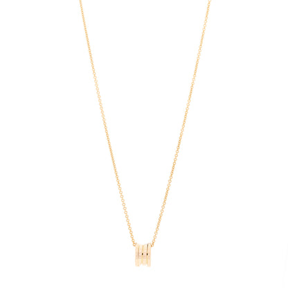 Bulgari 18K Rose Gold B.Zero1 Pendant Necklace 1 of 7