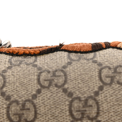 Gucci GG Supreme Monogram Bee Embroidered Medium Dionysus Shoulder Bag Taupe 9 of 13