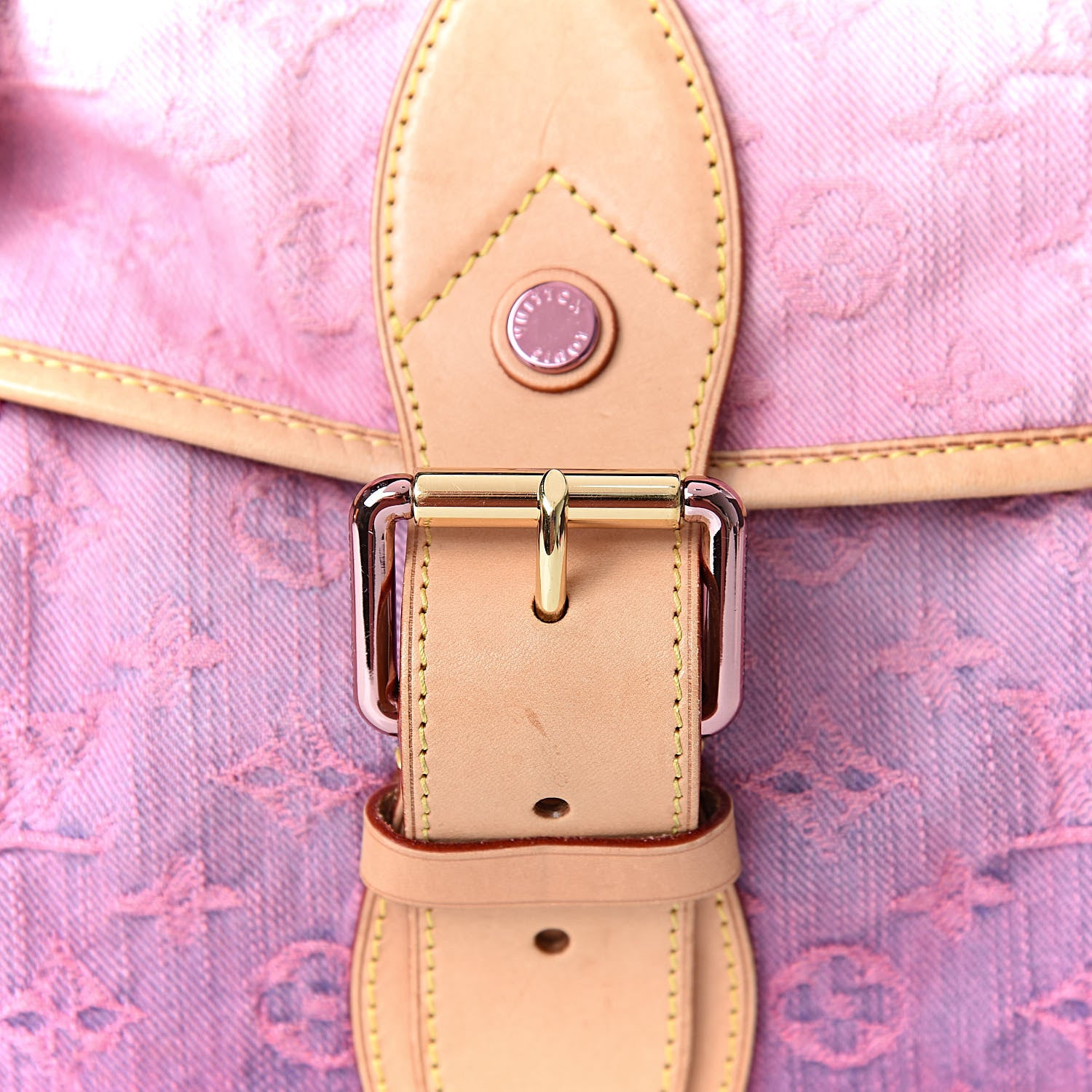 Louis Vuitton Denim Sunshine Messenger Rouge Fauviste 10 of 16
