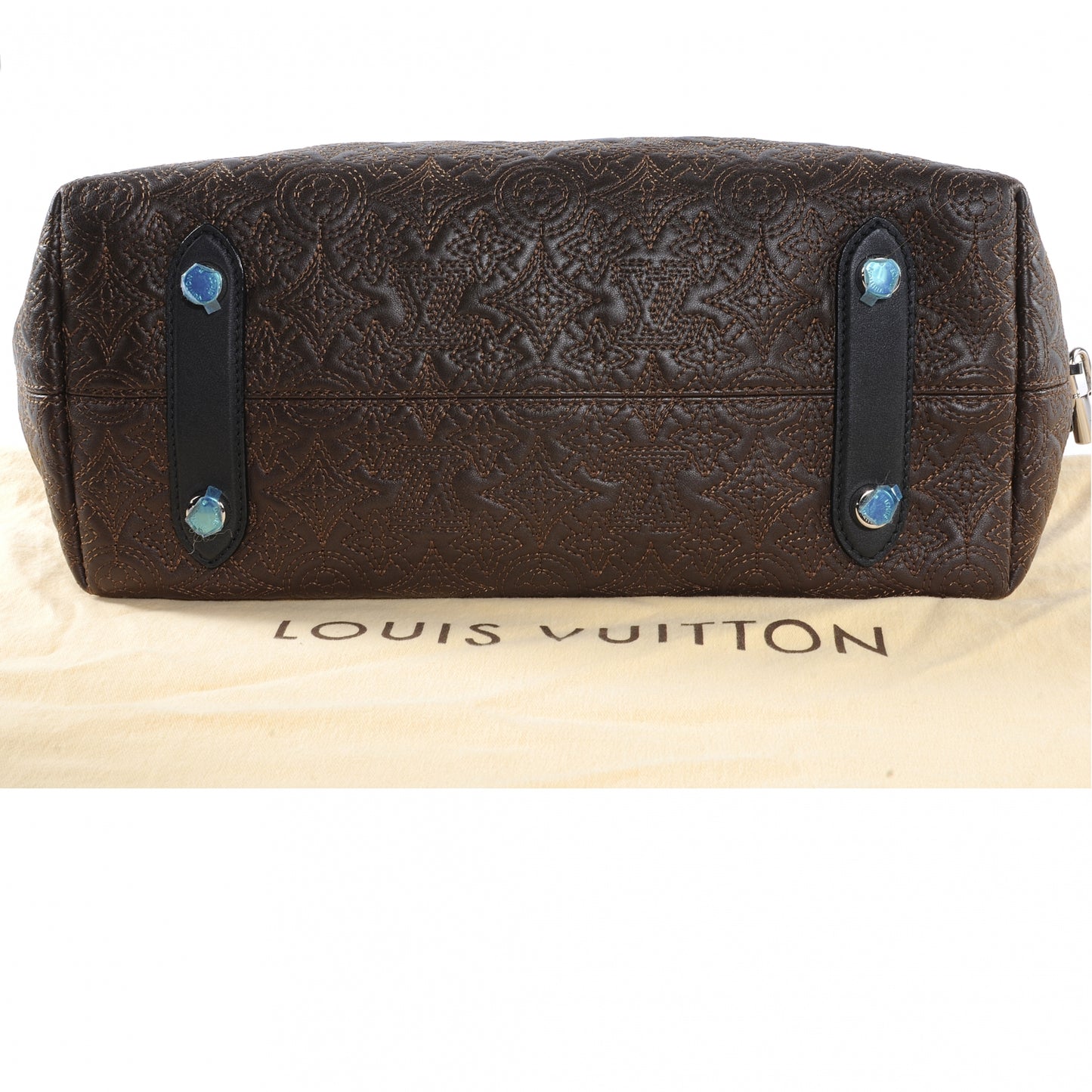 Monogram Lambskin Antheia Hobo PM Chocolat