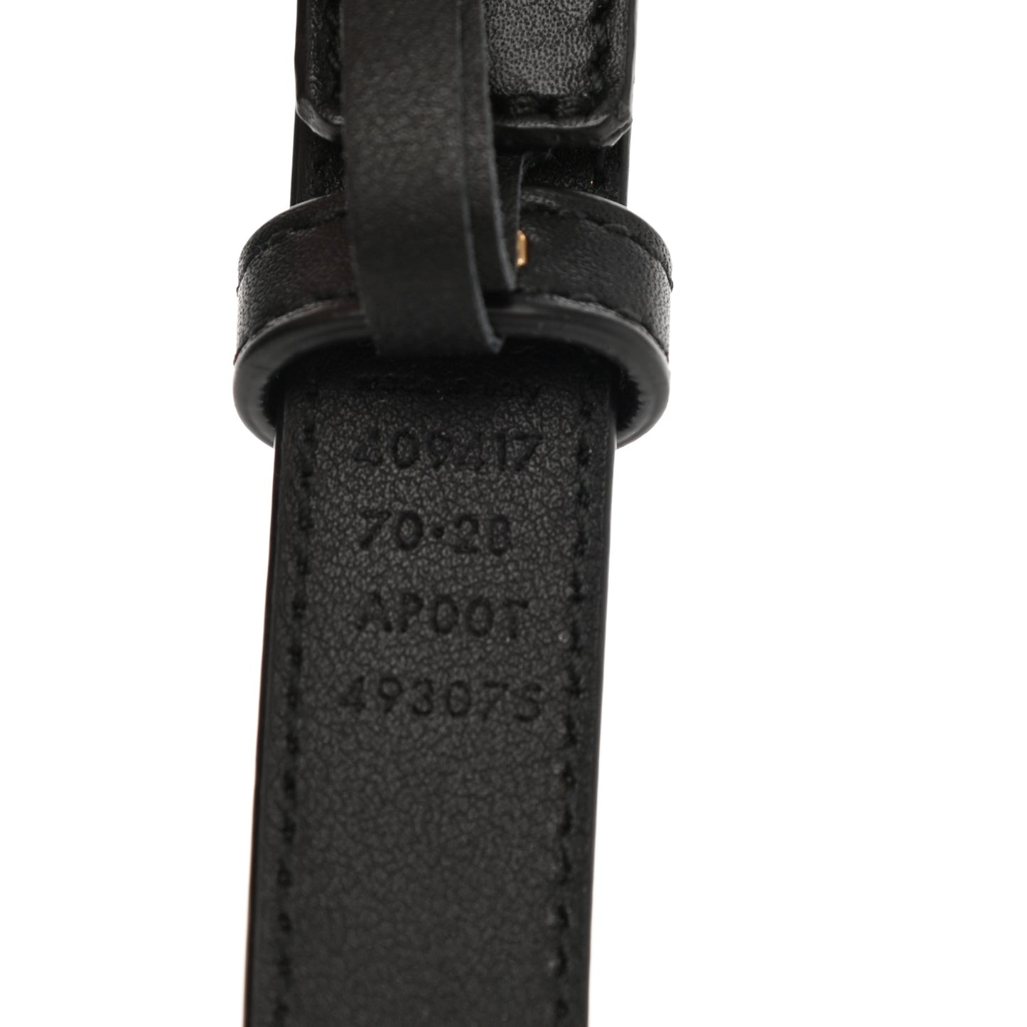 Calfskin Double G 20mm Belt 70 28 Black