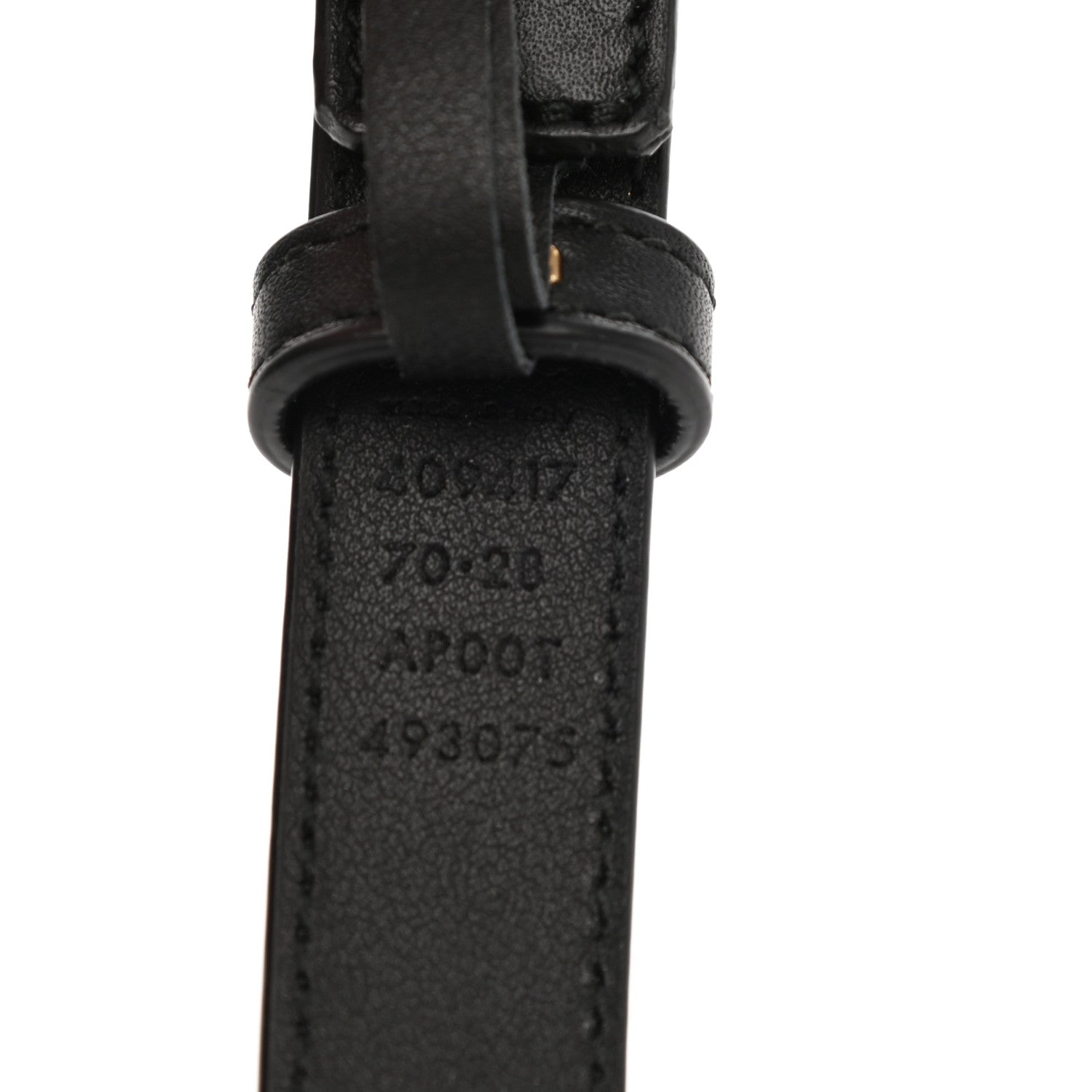 Gucci Calfskin Double G 20mm Belt 70 28 Black 3 of 5