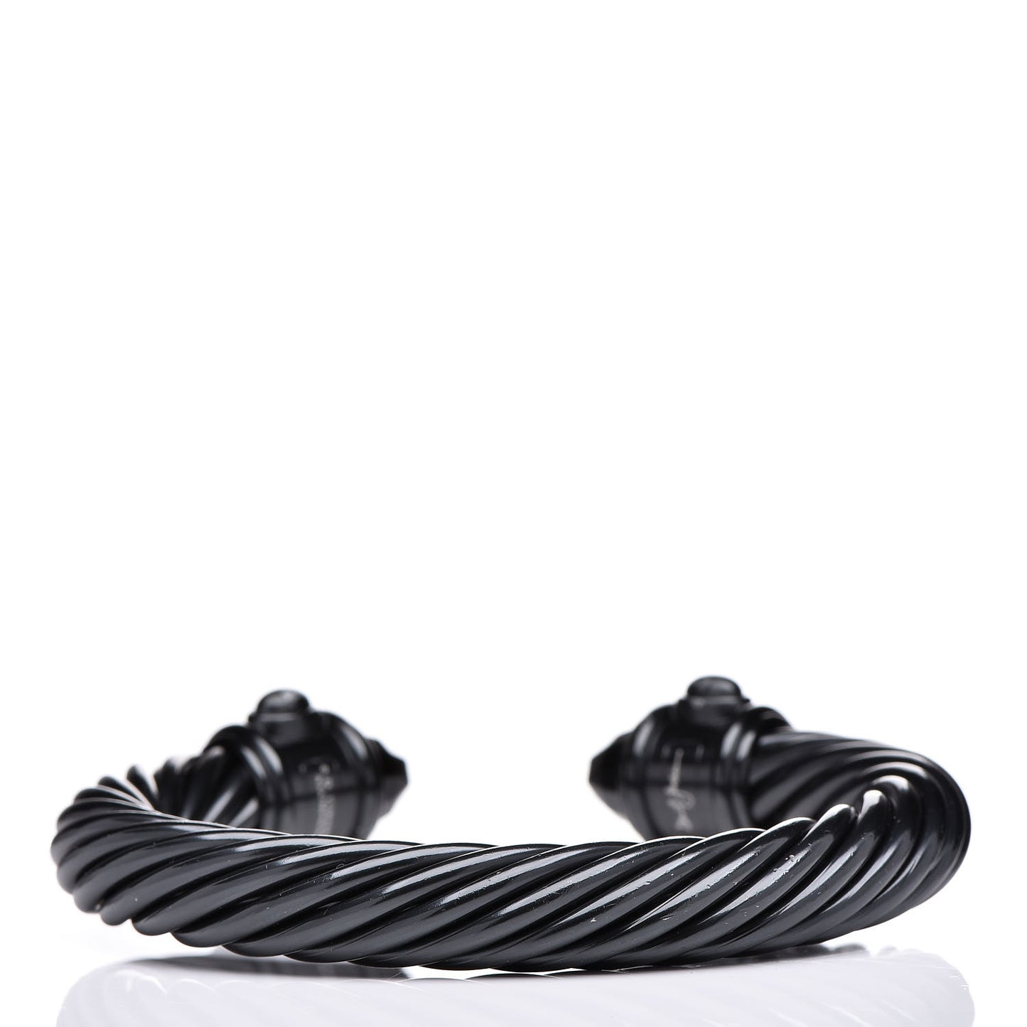 Aluminum 10mm Renaissance Cable Bracelet Black