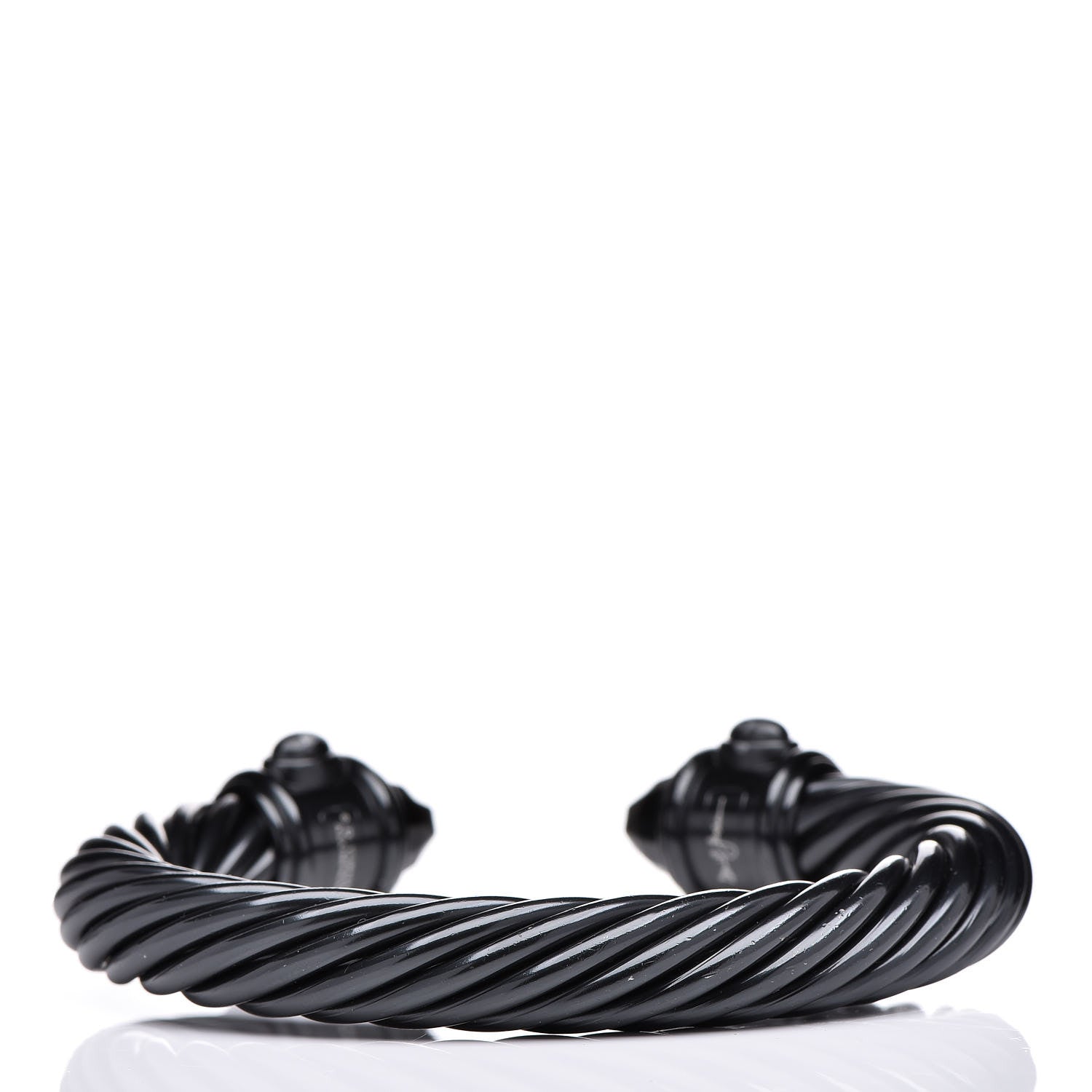 David Yurman Aluminum 10mm Renaissance Cable Bracelet Black 3 of 5