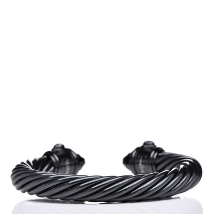 David Yurman Aluminum 10mm Renaissance Cable Bracelet Black 3 of 5