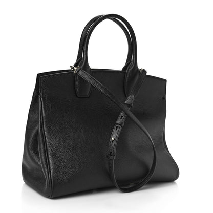 Salvatore Ferragamo Calfskin The Studio Bag Black 4 of 9