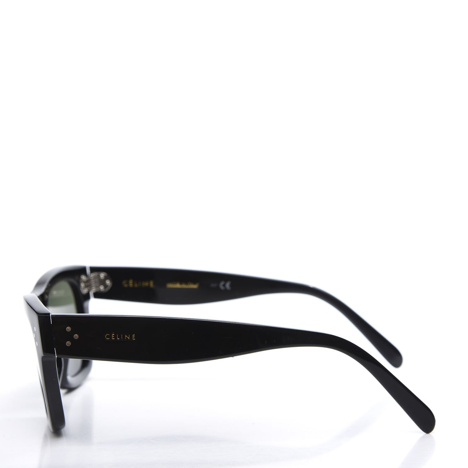 Celine Acetate Sunglasses CL 400091 Black 3 of 8