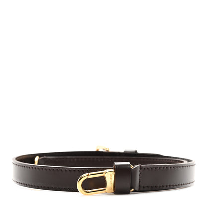 Louis Vuitton Calfskin 16mm Adjustable Shoulder Strap Brown 1 of 4