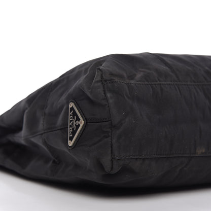 Prada Tessuto Nylon Chain Shoulder Bag Black 6 of 9