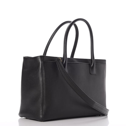 Chanel Calfskin Cerf Executive Shopper Tote Black 4 of 11