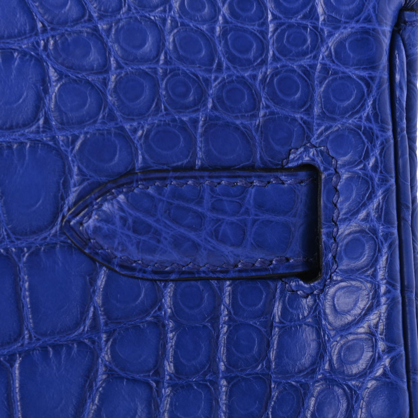 Matte Alligator Birkin 30 Bleu Electrique