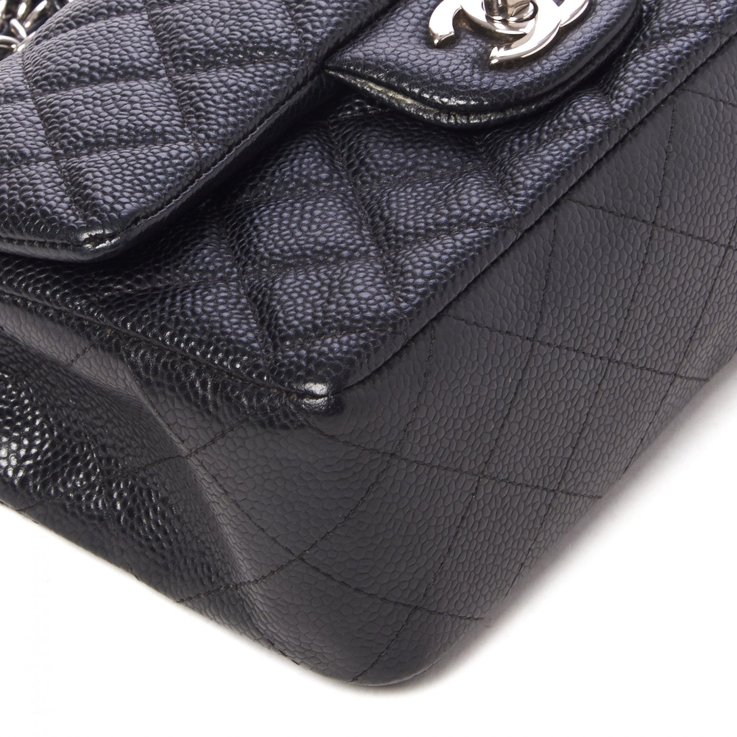 Chanel Caviar Quilted Mini Rectangular Flap Black 5 of 9