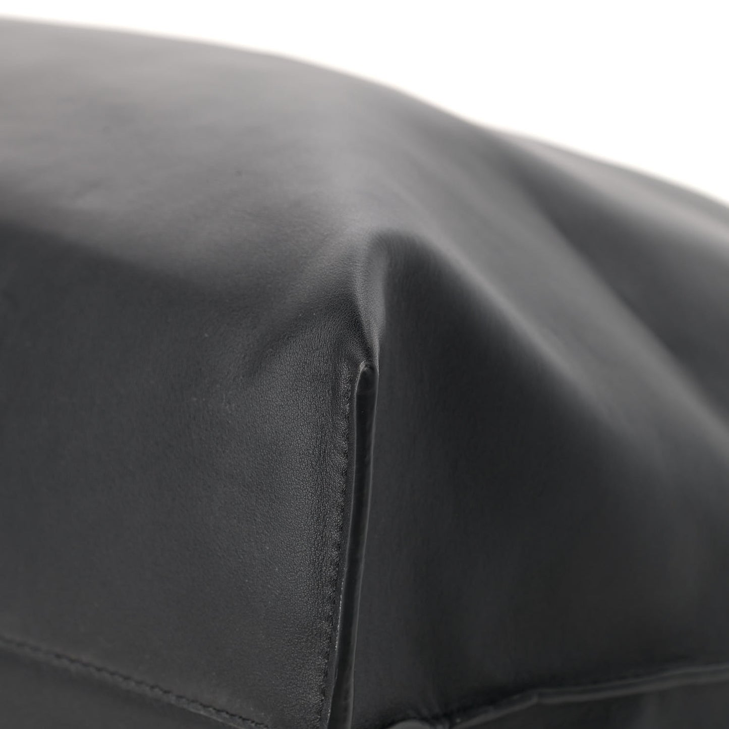Calfskin Flamenco Knot XL Shoulder Bag Black