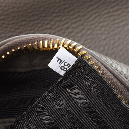 Prada Vitello Daino Hobo Argilla 8 of 8