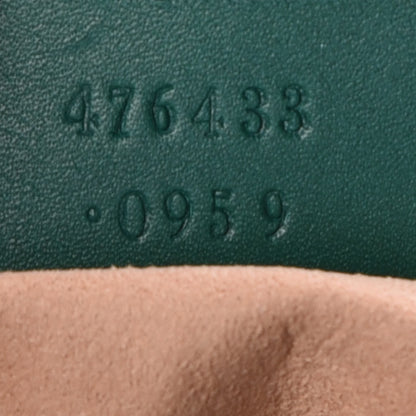 Gucci Calfskin Matelasse Super Mini GG Marmont Shoulder Bag Emerald Green 7 of 9