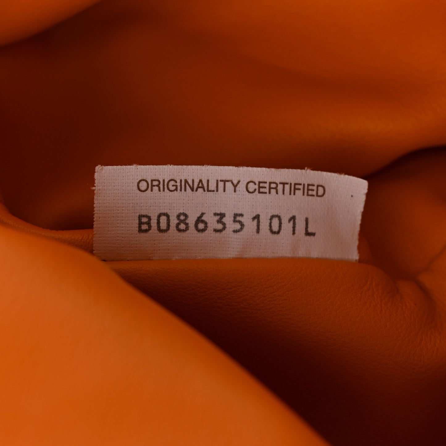 Smooth Butter Calf The Pouch Oversized Clutch Burnt Orange