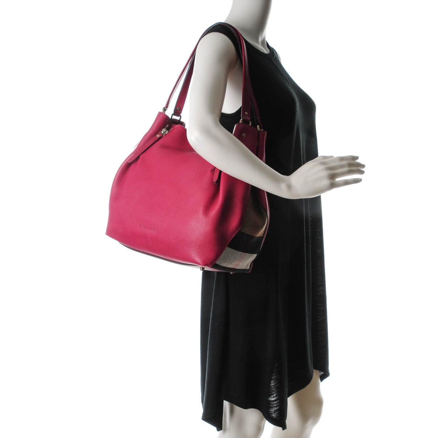 Calfskin Medium Maidstone Damson Pink