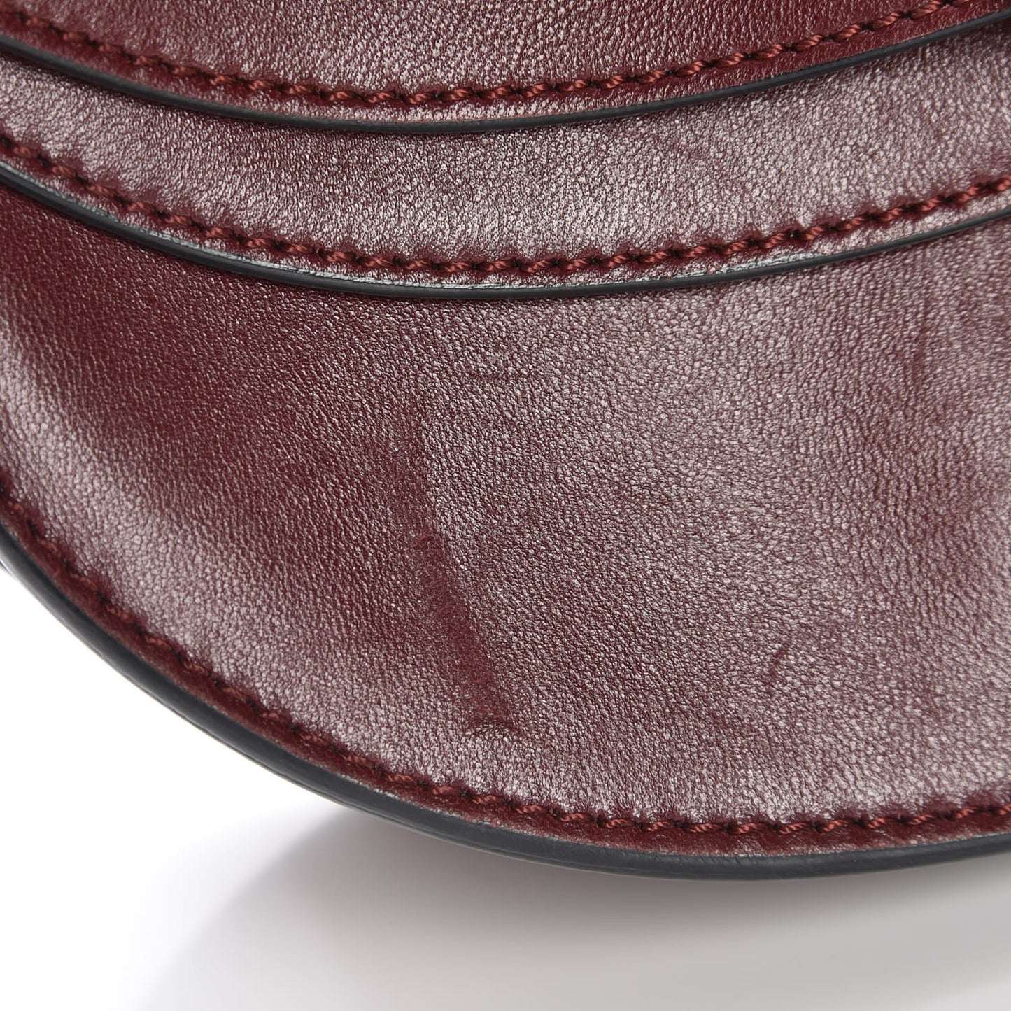 Calfskin Mini Georgia Crossbody Bag Bordeaux