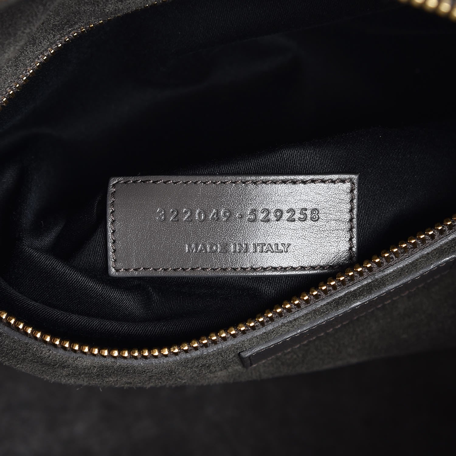 Saint Laurent Calfskin Classic Duffle 6 Earth 8 of 12