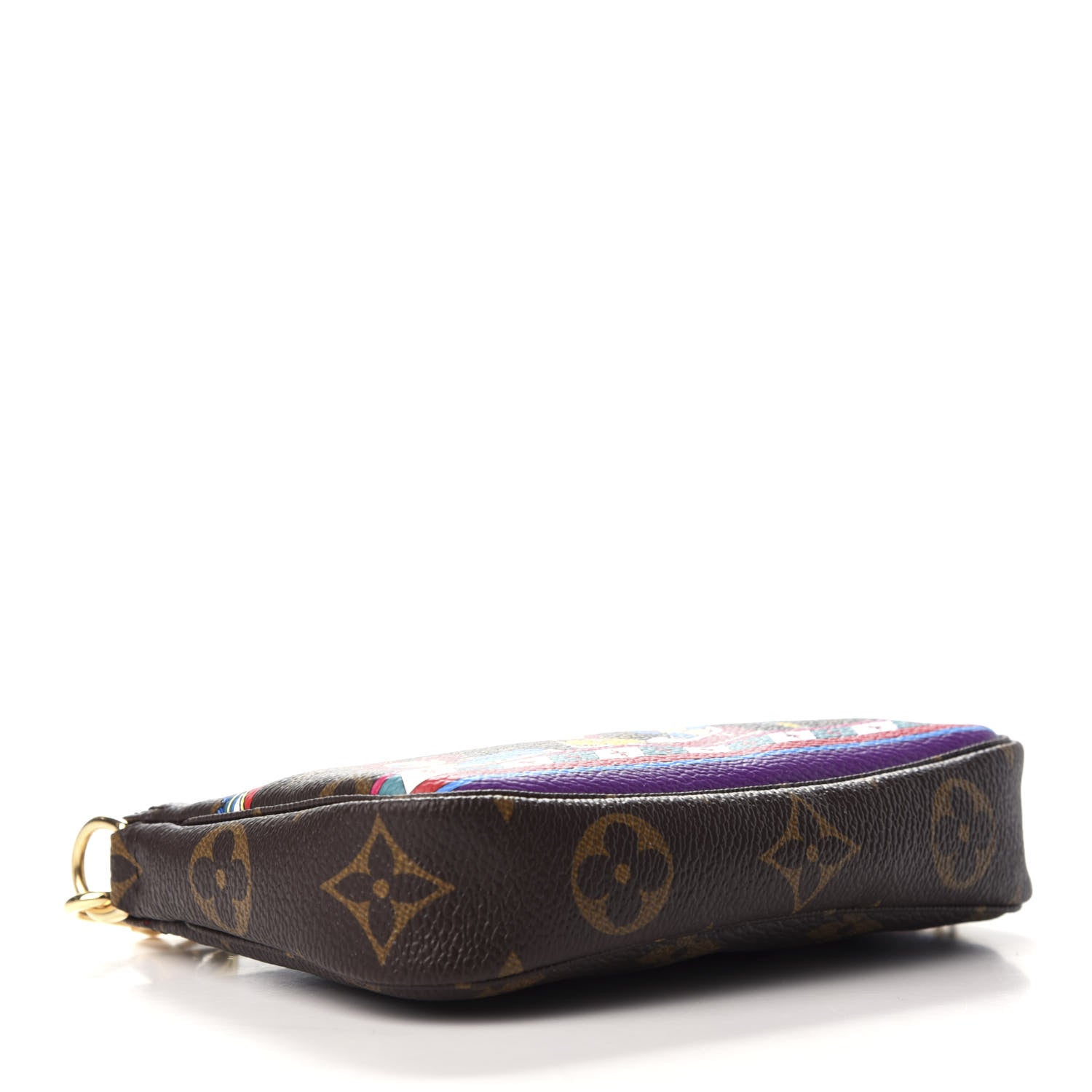 Louis Vuitton Monogram 2020 Christmas Animation Bumper Cars Mini Pochette Accessories Coquelicot 4 of 10
