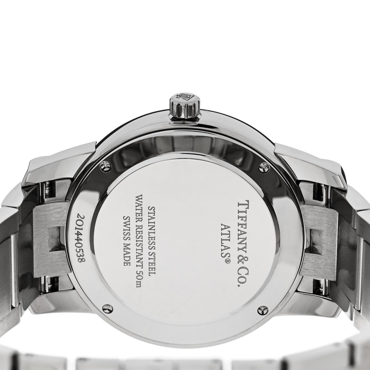 Stainless Steel 37mm Atlas 2-Hand Quartz Watch Tiffany Blue