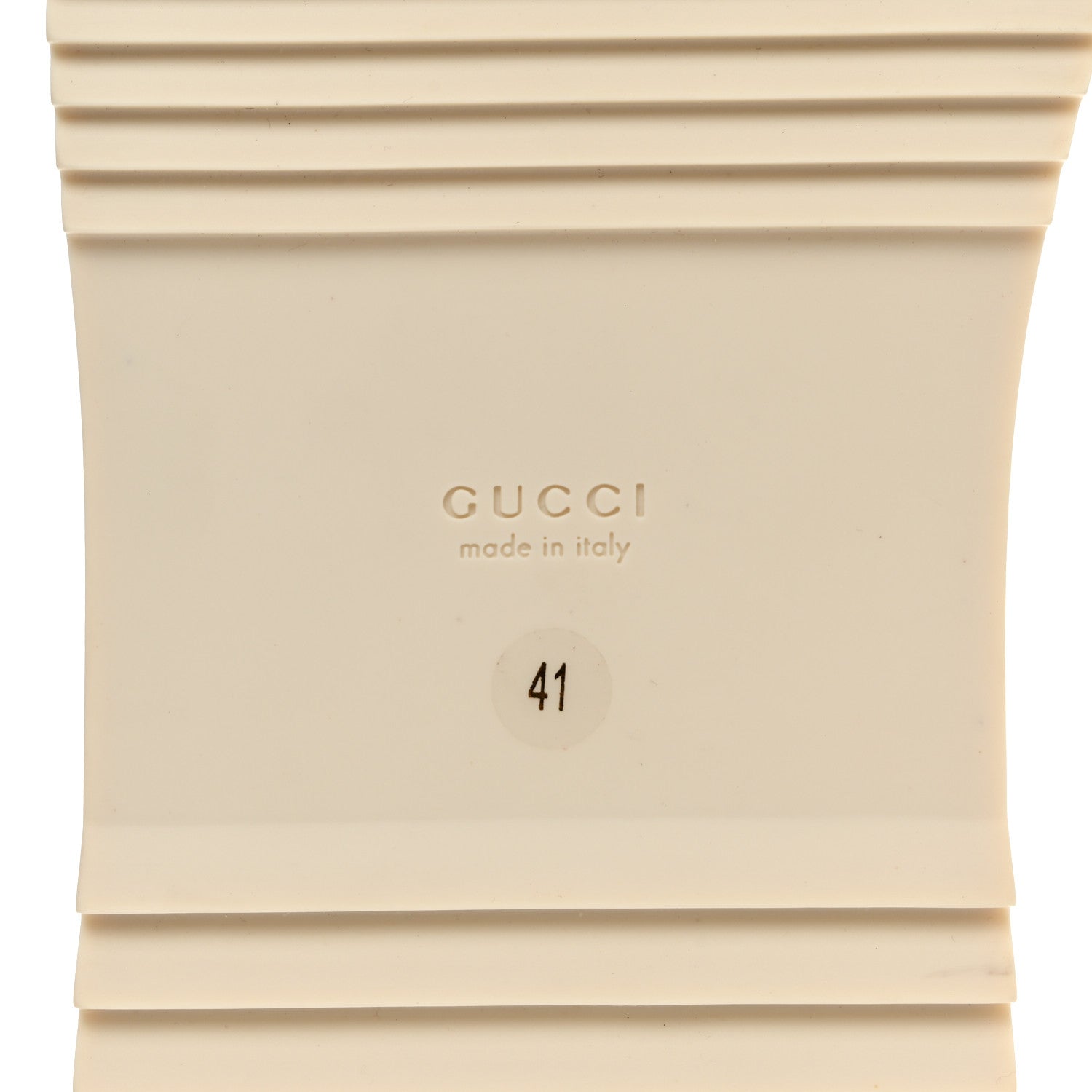 Gucci GG Supreme Monogram Granada Kid Angelina Platform 35mm Slingback Sandals 41 White Mystic White 8 of 10