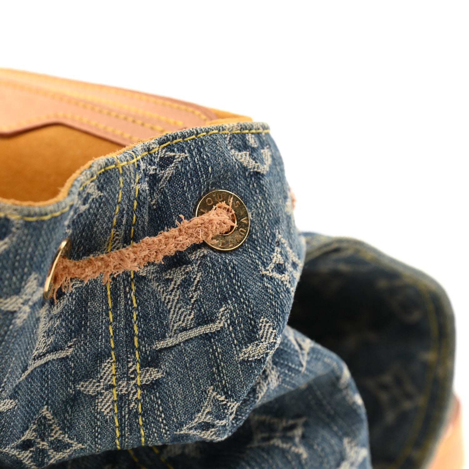 Louis Vuitton Denim Sac a Dos Backpack GM Blue 10 of 15
