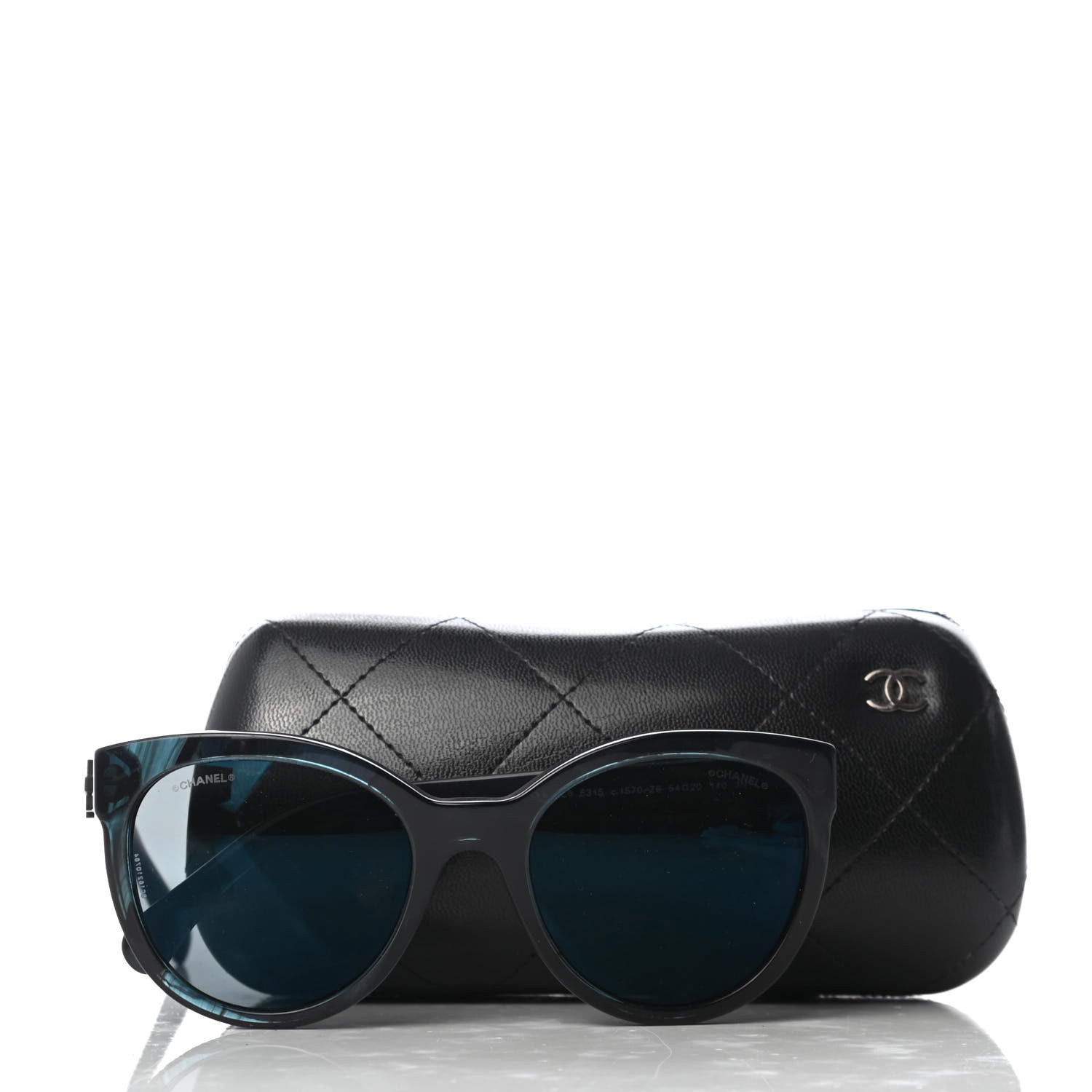 Chanel Acetate Pantos Signature CC Sunglasses 5315 Blue 8 of 8