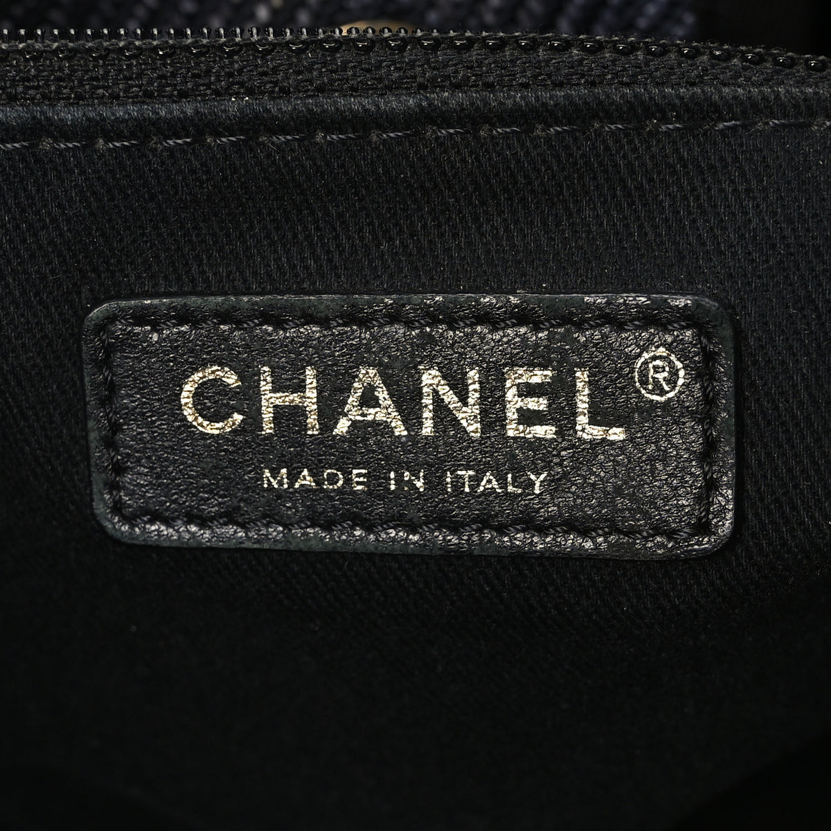 Denim Medium Deauville Tote Dark Blue