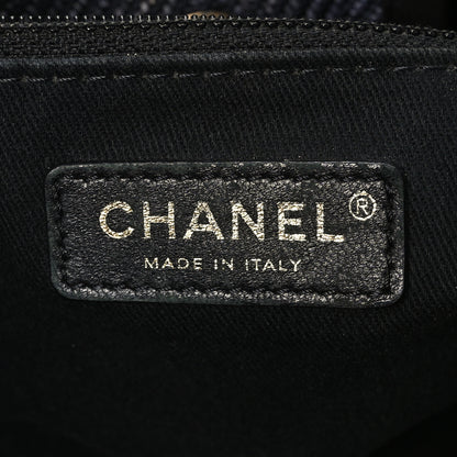 Chanel Denim Medium Deauville Tote Dark Blue 5 of 10