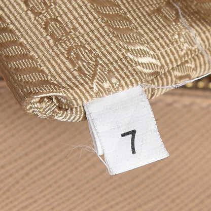 Prada Saffiano Lux Galleria Front Pocket Tote Sabbia 10 of 16