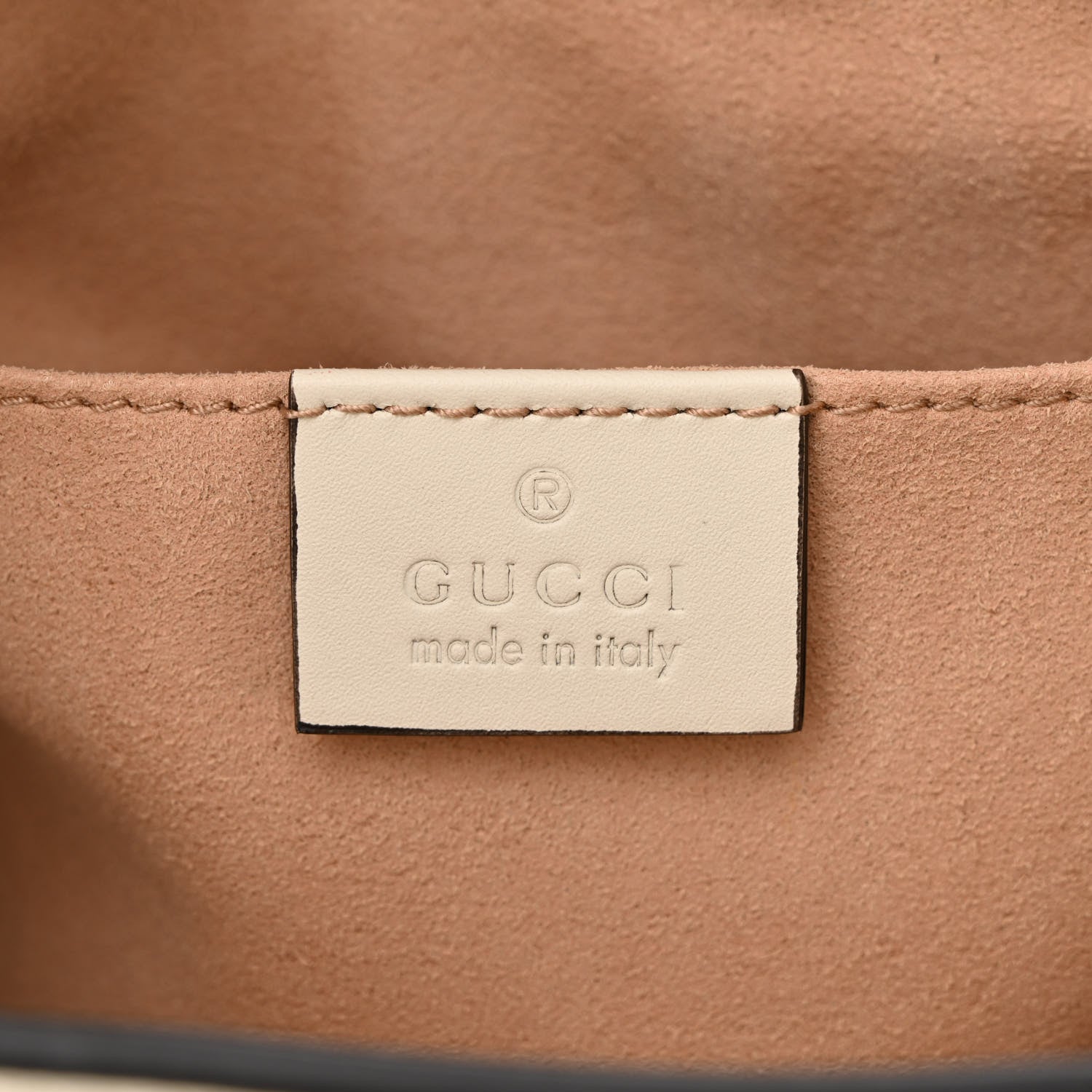 Gucci GG Supreme Monogram Moon Calfskin Small Padlock Tote Beige Ebony Mystic White 6 of 10