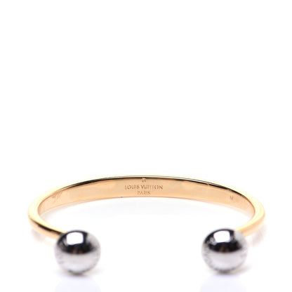 Louis Vuitton Metal Studdy Bracelet M Gold Silver 5 of 10