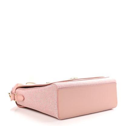 Burberry Canvas Horseferry Print Note Crossbody Bag Dusty Pink 4 of 10