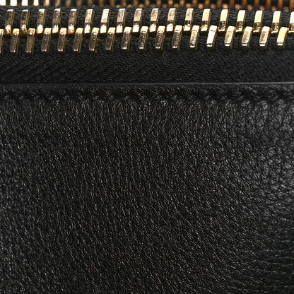 Tom Ford Calfskin Medium Leonica Padlock Satchel Bag Black 9 of 12